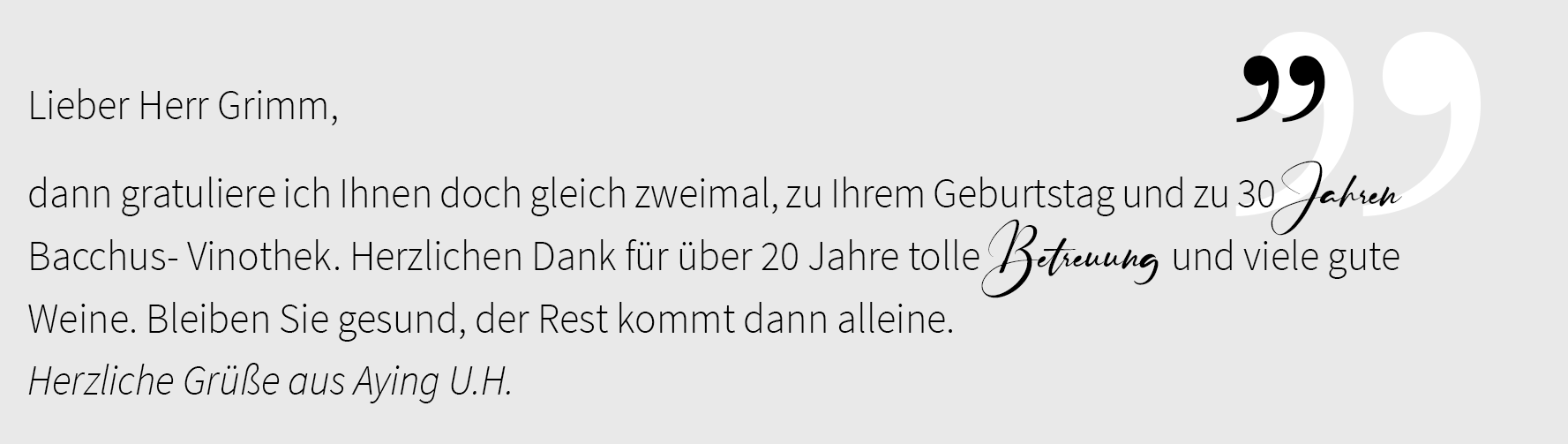 u h zitat bacchus vinothek 30 jahre